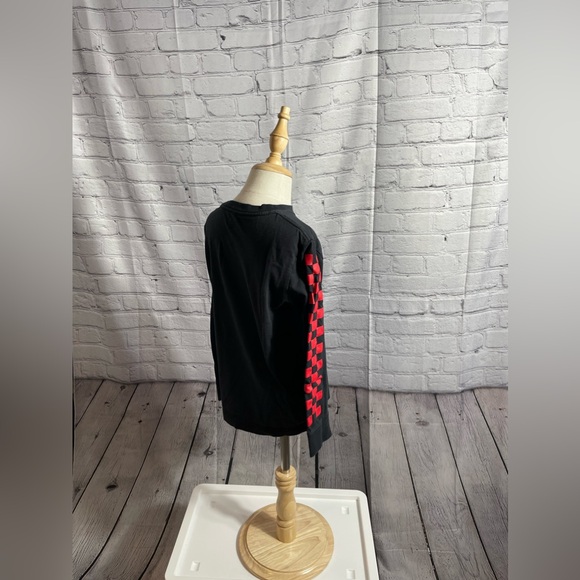 Boy's Levi's Batwing Long Sleeve Pullover Black/Red Logo Cotton Tee Size S - Picture 7 of 11